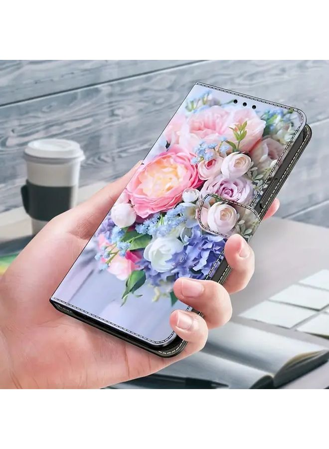 Mixed Color 2 Owl Pattern Wallet Case For Samsung Galaxy A56 With Magnetic Stand - Image 5